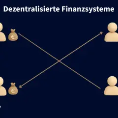 Dezentrale Finanzsysteme (DeFi) zeigen, wie Geld direkt zwischen Personen fließt, ohne Mittelsmänner.