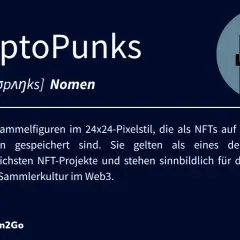 Pixelige CryptoPunks, digitale NFTs auf der Ethereum-Blockchain, stehen sinnbildlich für den Beginn der digitalen Sammlerkultur.