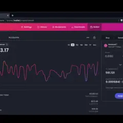 Brave Browser Wallet zeigt ein Portfolio mit Krypto-Assets und eine Swap-Funktion für den Handel mit Brave Browser Crypto.