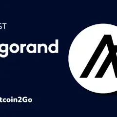 Was ist Algorand? Das Logo der algo coin und Bitcoin2Go.