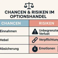 Chancen & Risiken im Optionshandel: Einnahmen, Hebel, Absicherung vs. unbegrenzter Verlust, Verpflichtung, Emotionen. Was sind Derivate Aktien?
