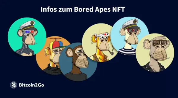 Bored Apes NFTs: Ein visueller Leitfaden, wie man in NFTs investiert. Erfahren Sie mehr über diese digitalen Sammlerstücke.